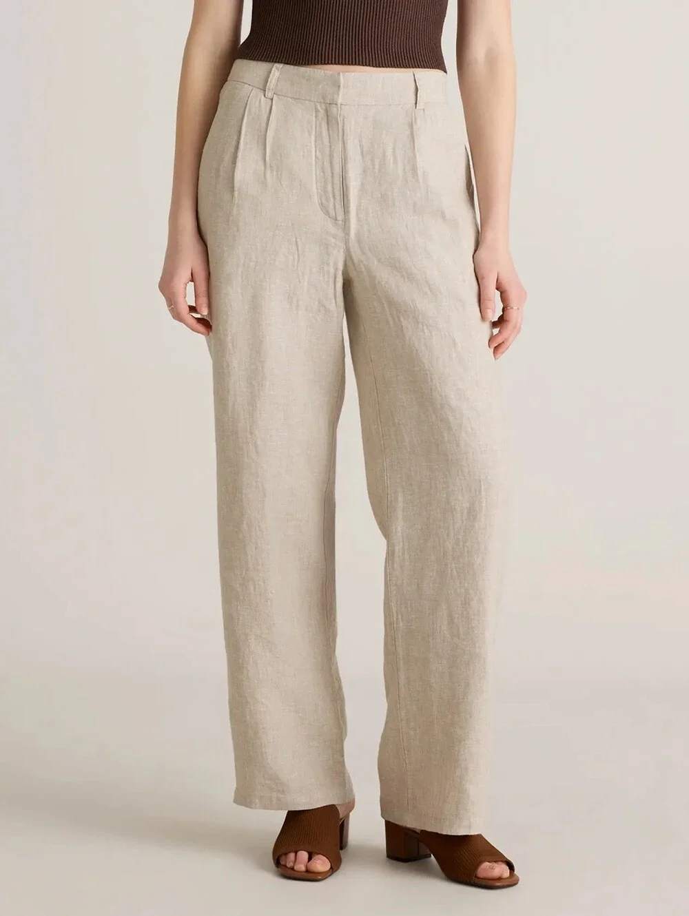 Quince pleated trouser